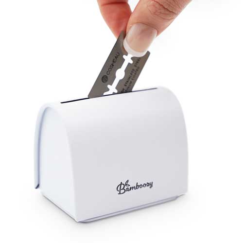 Wegwerp doosje safety razor blades zwart
