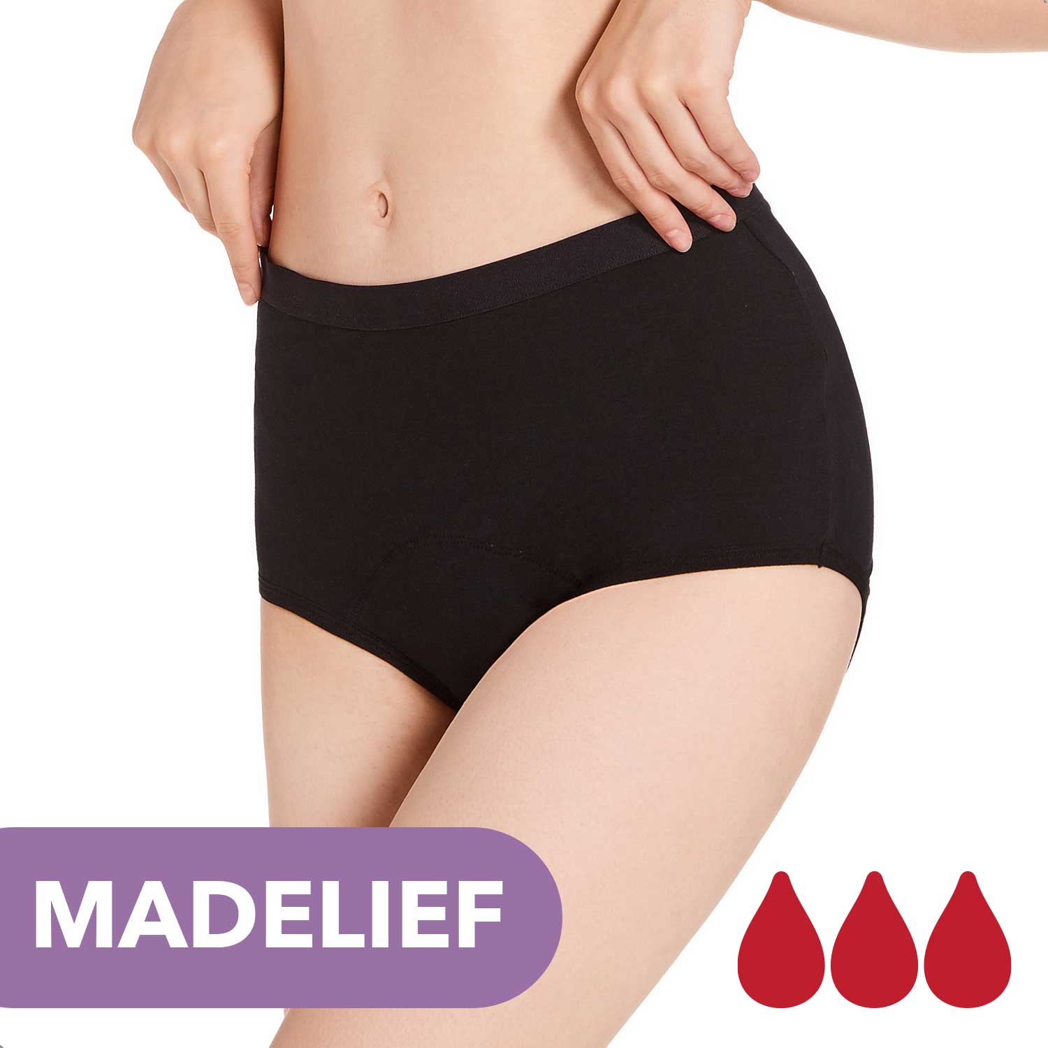 Menstruatie ondergoed madelief high-waist